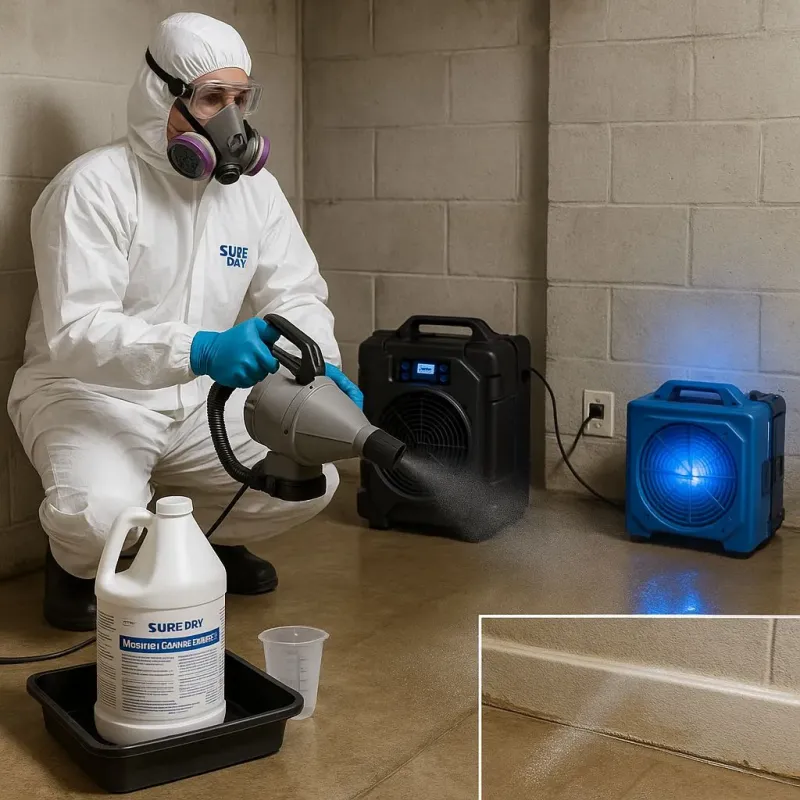 Sanitization and Odor Removal process in Sierra Madre, CA