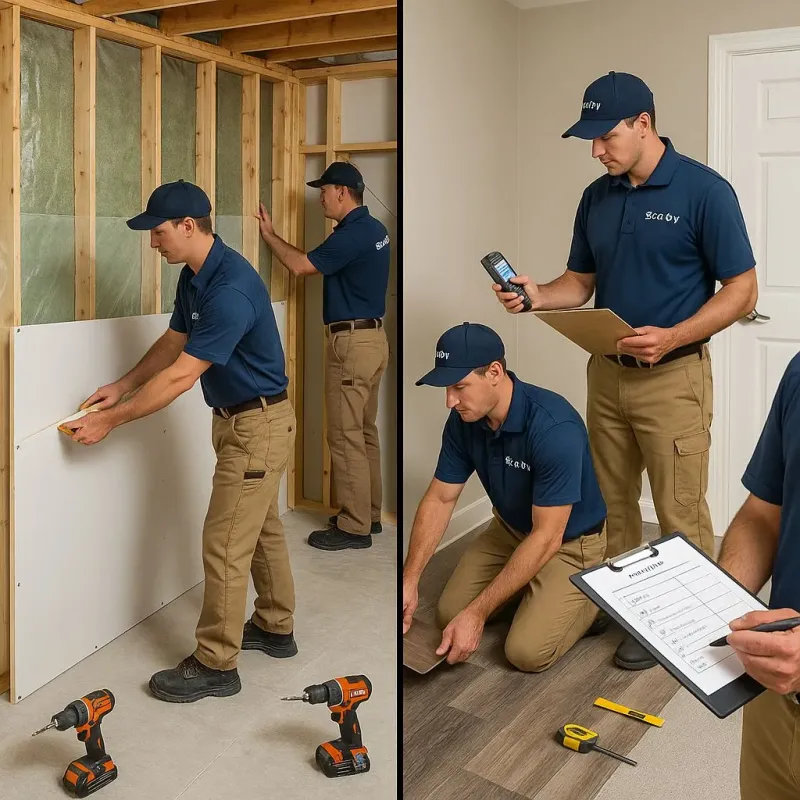 Repairs and Reconstruction process in Sierra Madre, CA