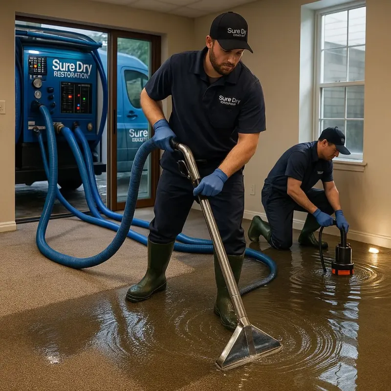 Water Extraction and Removal process in Sierra Madre, CA